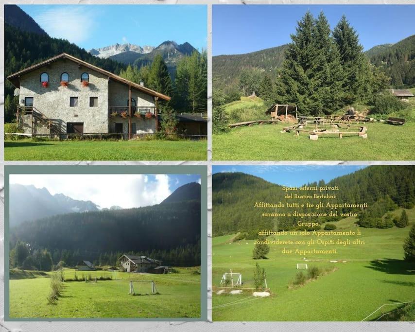 Willa Chalet Rustico Bertolini Per Gruppi! Vermiglio Zewnętrze zdjęcie