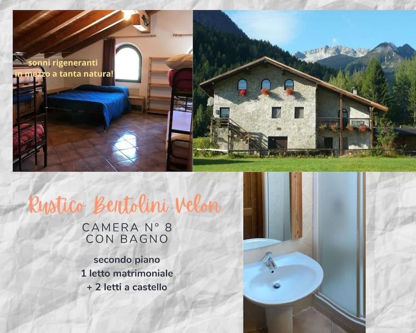 Willa Chalet Rustico Bertolini Per Gruppi! Vermiglio Zewnętrze zdjęcie